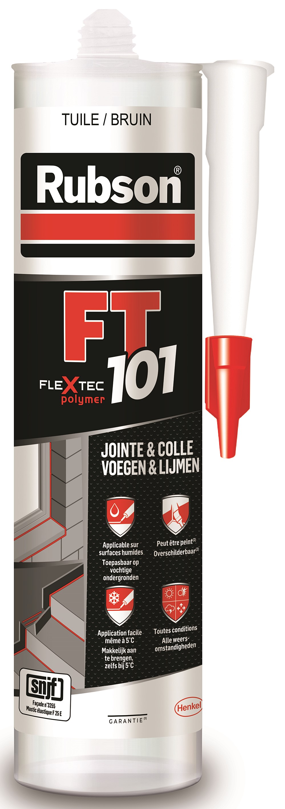 Mastic Tuile FT101 Joint Fissure Colle 280ml - RUBSON